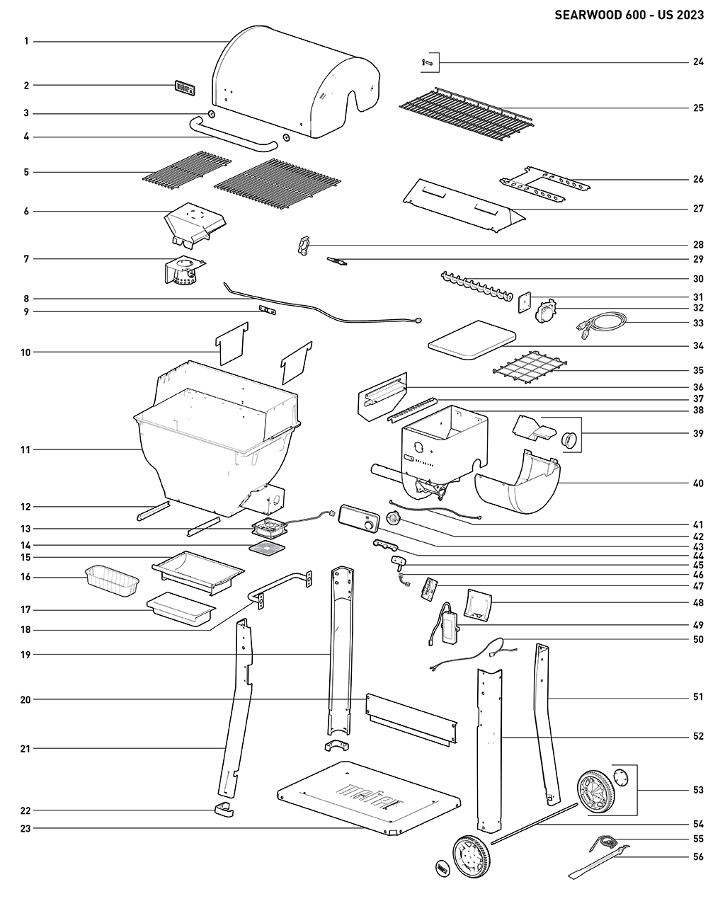 Weber 2400321 Logo Plate Searwood